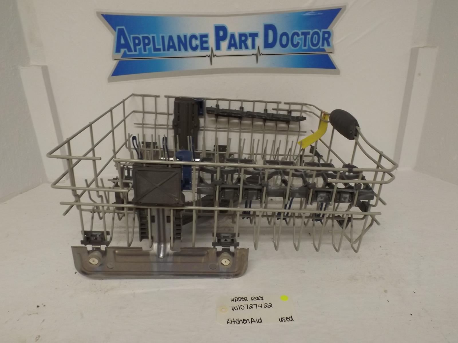 KitchenAid Dishwasher W10727422 Upper Rack Used KitchenAid Dishwasher W10727422 Upper Rack Used